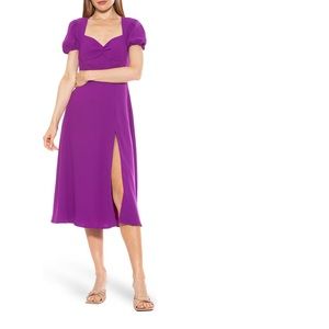 Alexia Admor - Gracie Sweetheart Slit Dress - 12